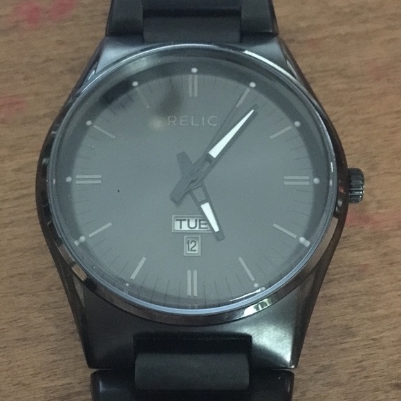Relic By Fossil Mens Black Watch 